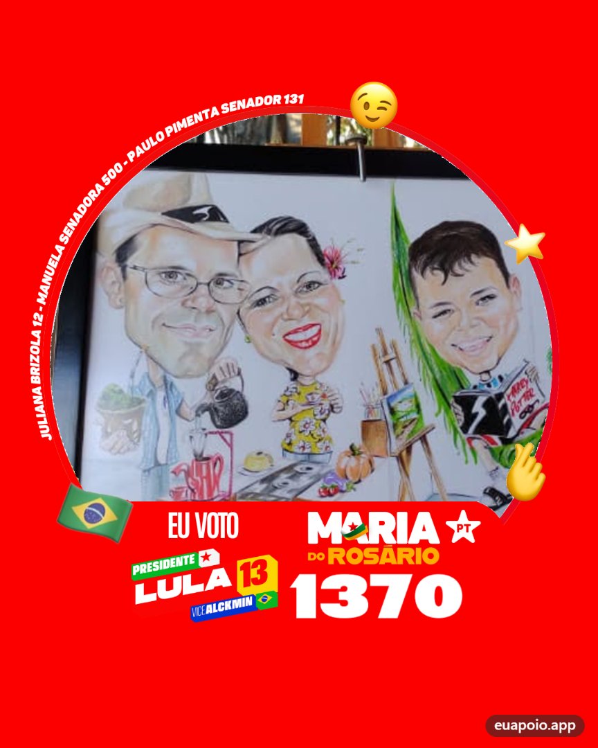 Arte de um participante