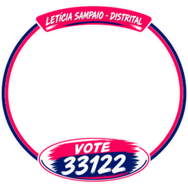 Eu apoio Letícia Sampaio