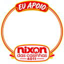 Moldura Eu apoio Nixon das Casinhas